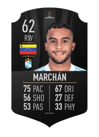Jhon Marchán CONMEBOL LIBERTADORES 62 OVR
