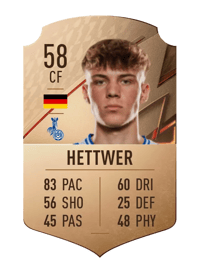 Julian Hettwer Rare 58 OVR