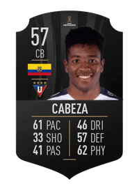Edilson Cabeza CONMEBOL LIBERTADORES 57 OVR