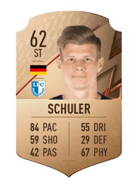 Jan-Luca Schuler Rare 62 OVR