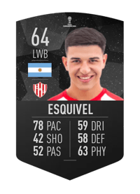 Lucas Esquivel CONMEBOL SUDAMERICANA 64 OVR