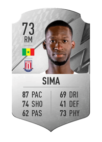 Abdallah Sima Rare 73 OVR