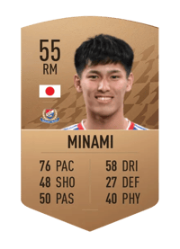 Takuto Minami Common 55 OVR