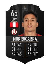 Jorge Murrugarra CONMEBOL LIBERTADORES 65 OVR