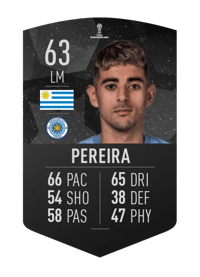 Darío Pereira CONMEBOL SUDAMERICANA 63 OVR