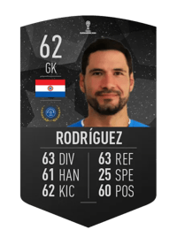 Rodolfo Rodríguez CONMEBOL SUDAMERICANA 62 OVR
