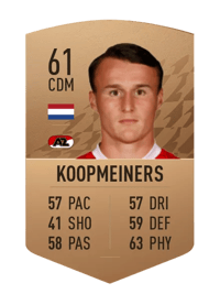 Peer Koopmeiners Common 61 OVR