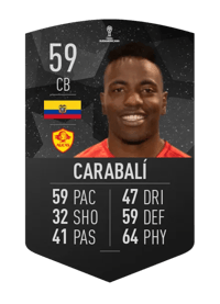 Franklin Carabalí CONMEBOL SUDAMERICANA 59 OVR
