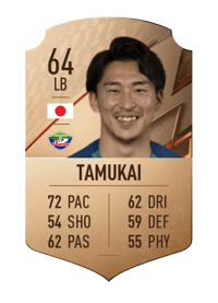 Taiki Tamukai Rare 64 OVR