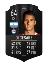 Marco Di Cesare CONMEBOL LIBERTADORES 64 OVR