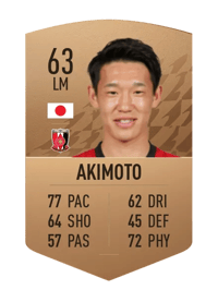 Takahiro Akimoto Common 63 OVR