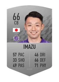 Yuta Imazu Common 66 OVR