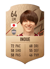 Shion Inoue Rare 64 OVR