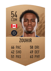 Rida Zouhir Common 54 OVR