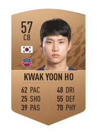 Kwak Yoon Ho Common 57 OVR