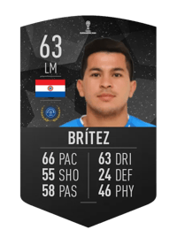 Junior Brítez CONMEBOL SUDAMERICANA 63 OVR