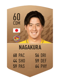 Hayate Nagakura Common 60 OVR