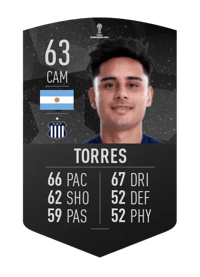 Gastón Torres CONMEBOL SUDAMERICANA 63 OVR