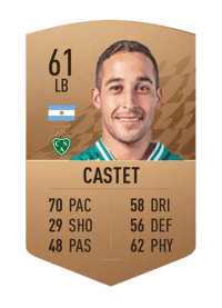 Facundo Castet Common 61 OVR