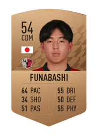 Yu Funabashi Common 54 OVR