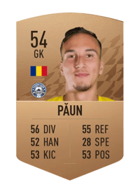 Aurelian Păun Common 54 OVR