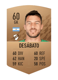Andrés Desábato Common 60 OVR