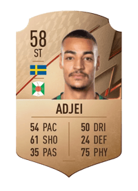 Simon Karlsson Adjei Rare 58 OVR