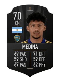 Cristian Medina CONMEBOL LIBERTADORES 70 OVR