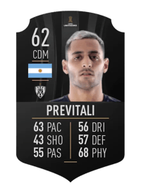 Nicolás Previtali CONMEBOL LIBERTADORES 62 OVR