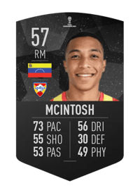 Ronald McIntosh CONMEBOL SUDAMERICANA 57 OVR