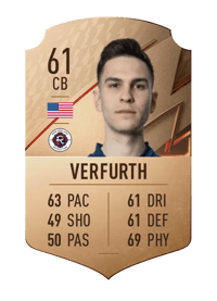 Collin Verfurth Rare 61 OVR
