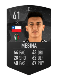 Ignacio Mesina CONMEBOL SUDAMERICANA 61 OVR