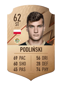 Karol Podliński Rare 62 OVR