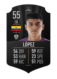 Joan López CONMEBOL LIBERTADORES 55 OVR