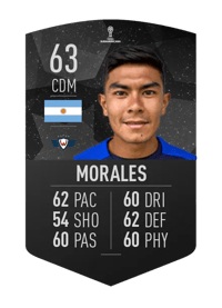 Rodrigo Morales CONMEBOL SUDAMERICANA 63 OVR