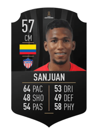 Neider Sanjuan CONMEBOL LIBERTADORES 57 OVR