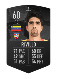 Daniel Rivillo CONMEBOL SUDAMERICANA 60 OVR