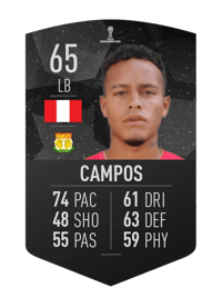 Luis Campos CONMEBOL SUDAMERICANA 65 OVR