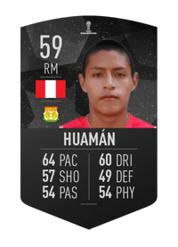 Marco Huamán CONMEBOL SUDAMERICANA 59 OVR