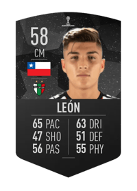 Maicol León CONMEBOL SUDAMERICANA 58 OVR