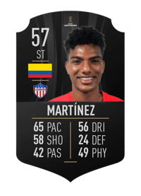 Kevin Martínez CONMEBOL LIBERTADORES 57 OVR