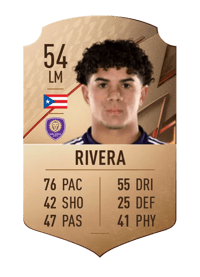 Wilfredo Rivera Rare 54 OVR