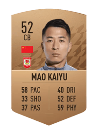 Mao Kaiyu Common 52 OVR