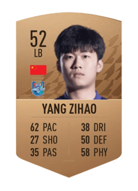 Yang Zihao Common 52 OVR