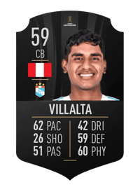 Benjamín Villalta CONMEBOL LIBERTADORES 59 OVR