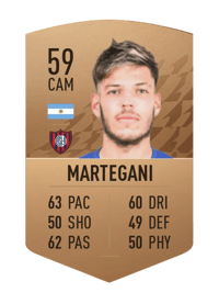 Agustín Martegani Common 59 OVR