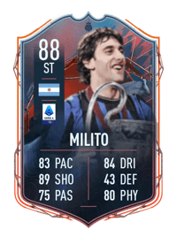 Diego Milito FUT Heroes 88 OVR