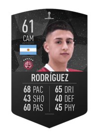 Agustín Rodríguez CONMEBOL SUDAMERICANA 61 OVR