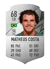 Matheus Costa Rare 68 OVR