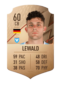 Jakob Lewald Rare 60 OVR